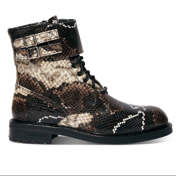 ALLSAINTS BRIGADE LEATHER BOOT - Picture 1 of 4